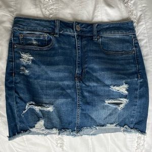 AMERICAN EAGLE NEVER WORN denim jean skirt size 8